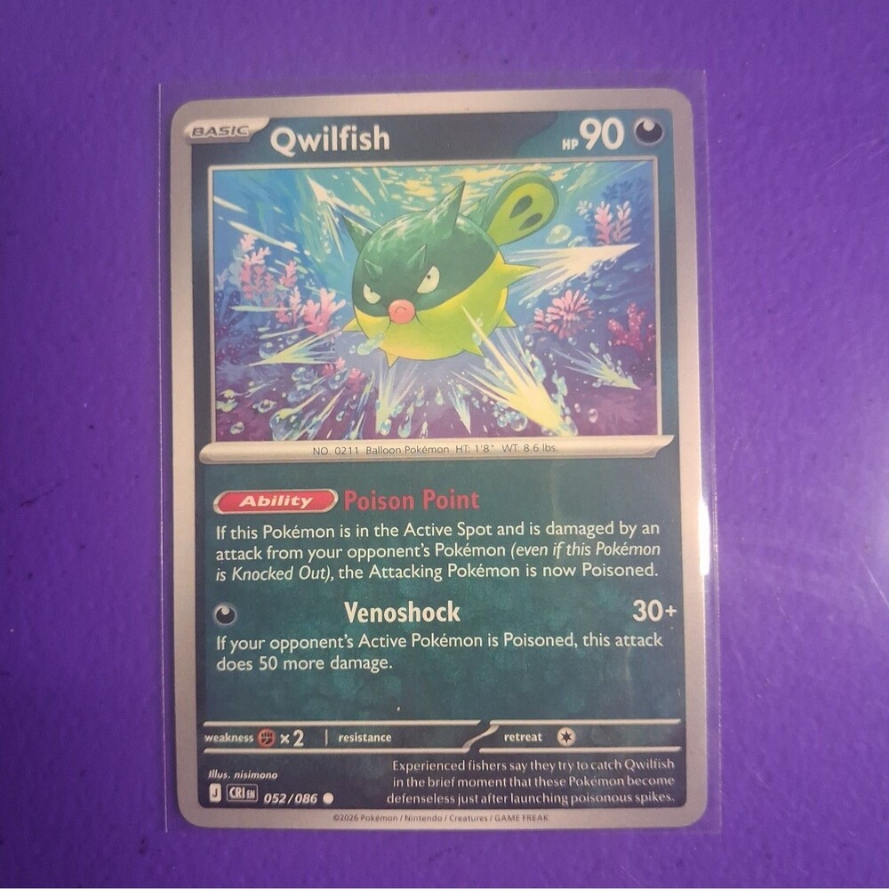 Qwilfish 052/086 Me04: Chaos Rising Regular